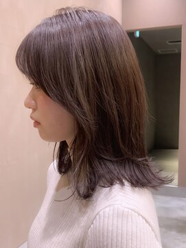 ガーデンヨコハマエスト(GARDEN YOKOHAMA est) ラベンダーベージュ 似合わせカット イメチェン フルバング