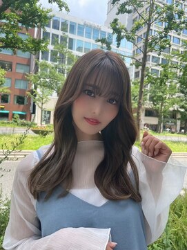 ロンドルーチェ 心斎橋(Lond luce) エアリーロングピンクブラウン【心斎橋/髪質改善】