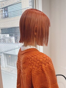 ゴーズゴードットビー 吉祥寺(go s go .b) 切りっぱなし/ぷつっとボブ/ぱつっとボブ/髪質改善/縮毛矯正