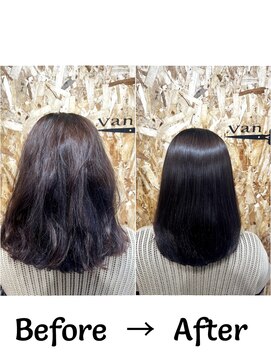 ヴァンガード(Vanguard) 育てる髪質改善カラーエステ/絹髪セミロング