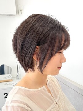 スイ(suiw) シアカラーショートボブ【suiw】昭和町/天王寺/阿倍野