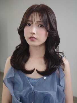 ベレーザシェルト(Beleza scelto) 9694髪質改善内巻きシャギーレイヤーロング韓国ワンホンヘア