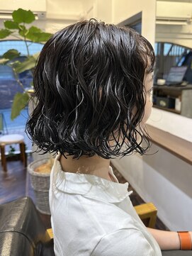 ラレイ ハラジュク(Lalei harajuku) 【白石】ボブパーマ/大きめスパイラル/レディースパーマ