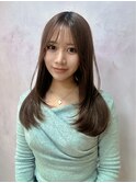 【韓国風】レイヤーカット/髪質改善/チョコレートブラウン