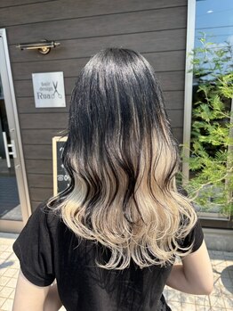 ルア(Rua)の写真/トレンド感のあるデザインカラーから透明感のある白髪ぼかしハイライトまで幅広く対応◎理想のスタイルへ♪