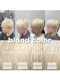 ホワイトブロンドカラー