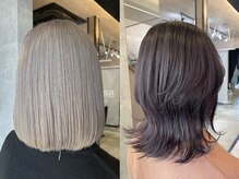 ブレイブ ヘアデザイン(BRaeVE hair design)の雰囲気（落ち着いたカラーからハイトーンまで幅広いご提案をしています♪）
