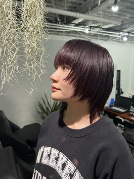 ラフ(Raugh by ApriLush) チェリーレッドレイヤーカット