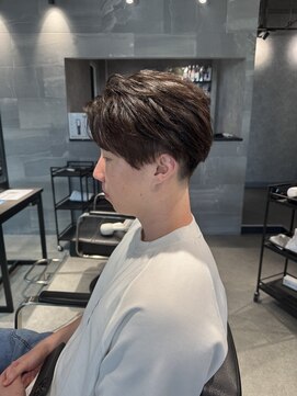 スタッド 松戸(stud. Men‘s) ラウンドマッシュ×センターパート