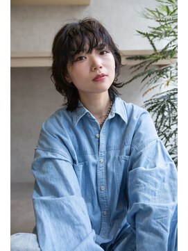 マル 薬院浄水店(MAR.co) ショートウルフパーマ