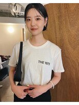 ユー(yew)&nbsp;タイトボブ/ミニボブ/シースルーバング/黒髪ボブ