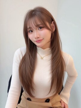 ジュイル ハラジュク(JEWIL HARAJUKU) 20代30代大人可愛いレイヤーカットブリーチなしベージュ原宿