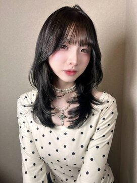 ボタン ハカタ(VOTAN hakata) 【前田七音】韓国風レイヤーカット/ブルーブラック/グレージュ