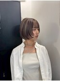 【新宿駅/新宿南口】デザインショートボブ