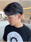 津久居ニュアンスパーマシースルーマッシュ緩めセンターパート