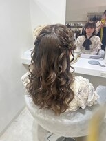 ヘイルジューシー(hail JUICY) リボンハーフツイン