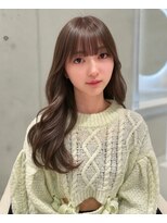 エヌアイ オモテサンドウ(ni omotesando)&nbsp;大人かわいい◇透明感抜群ミルクティーベージュ顔周りレイヤー