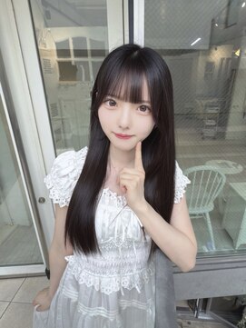 カシュカシュ アネックス(cache cache annex) ぱっつん前髪アイドル前髪顔周りおくれ毛髪質改善トリートメント