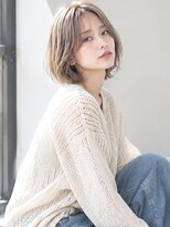 ドット ヘアー(dot.hair)&nbsp;ハイトーンベージュ / ニュアンスウェーブ / シースルーバング