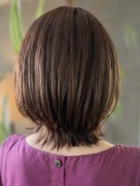 トップヘアー ガーデンヴィラ 安城(Garden Villa)&nbsp;安城くびれレイヤーショートボブ艶アッシュブラウン30代40代50代