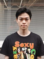 パーク(PARK)&nbsp;メンズ刈り上げなし七三分けビジネスショート