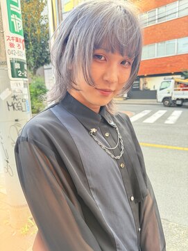 ウィ 立川(Oui) 【Oui!xSEIGO】ハイトーンシルバー/ウルフカット