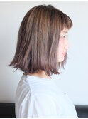 【BEASTIE DRESSING】切りっぱなしボブ×グラデーションカラー