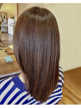 髪質改善ヘアエステサロン ルアナ(Luana)の写真/カラーとトリートメントの同時進行♪カラーに栄養分を補給するので、回数を重ねるごとに潤い艶髪に♪