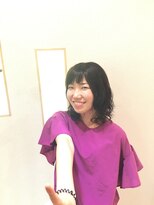 ヘアーパーチ(HAIR perch) セミロングウェーブパーマ