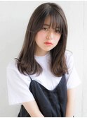 ベージュカラー似合わせカットミディ☆relian表参道☆