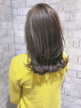 オルト(Ort) （お客様スナップ）ルーズウェーブ×シナモンベージュ