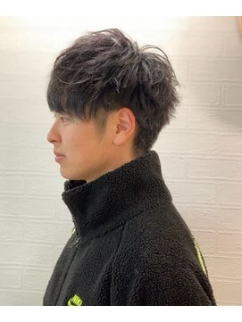 ネクサスアンドコー 錦糸町店(NEXUS&Co.) ツーブロックショート×ダークアッシュ[錦糸町][メンズ]