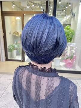 フェリア 松山(Feria) 【Feria松山】ショートボブ×ネイビー“石田幸輔”