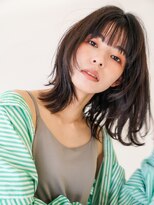 シェル 国分寺(shell)&nbsp;大人可愛い☆20代30代40代黒髪レイヤーウルフスタイル透明感◎