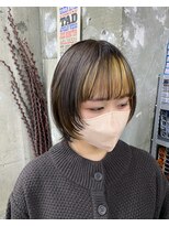 蜃気楼&nbsp;（（（蜃気楼）））マッシュウルフとインナーカラー