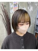 (((蜃気楼)))マッシュウルフとインナーカラー