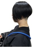 【ウエジ】ブリーチダブカラー姫カットウルフ刈り上げ