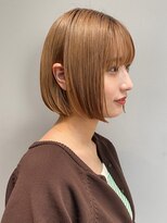 ロンドルーチェ 心斎橋(Lond luce)&nbsp;ダークアッシュ/ミディアムレイヤーカット［髪質改善/縮毛矯正］