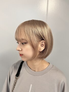 ウィクシーミミ 栄矢場町店(wixy mimi) ミルクティーボブ♪