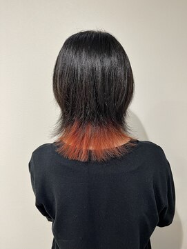 ヘアステーションフラット(HAIR STATION FLAT) 襟足アクセントカラー