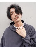 センターパート/波巻きパーマ/ツイストパーマ