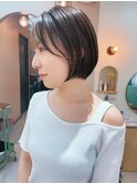 地毛風カラー/ナチュラルレイヤーカット/ショートボブ[船橋]