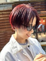 ナループロアオハナ(Nalu pu loa ohana) 赤髪/暖色カラー/ブリーチなし/ブリーチなしダブルカラー