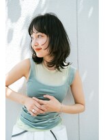 ワク(WAKU)&nbsp;マッシュレイヤー2　カール　レイヤーカット　ウェットヘア