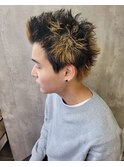 ポイントブリーチカラー