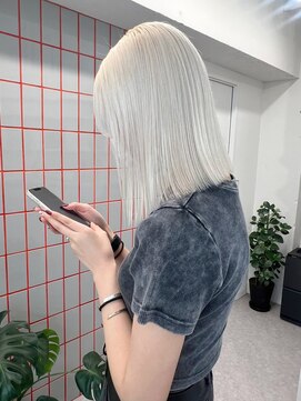 ペレ 栄店(PELE) 前髪/アンブレラカラー/こなれミディ/イメチェン/ウェーブパーマ