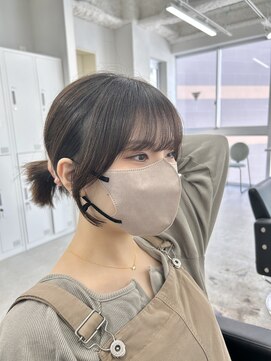 ロイオブジゼル(roi of GiseL) 結んでもおろしても映える顔周りカット前髪カットカット韓国風