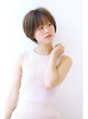 20代30代40代50代ボブルフネビージュ小顔ワンレンショート