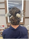 成人式前撮りヘアセット