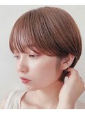 小顔/ショート/美髪/イメチェン/ワイドバング